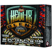 Hevi-18, 28 Gauge, 2.75", Max Dram, 1 1/16 oz, Tungsten Super Shot, 5 Rounds per Box HS72979