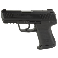 HK45, V7, LEM, Double Action Only, Semi-automatic, Polymer Frame Pistol, Compact, 45 ACP, 4.5" Barrel, Black, 3 Dot Sights, 10 Rounds, 2 Magazines 81000020