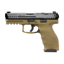 VP9 OR, Striker Fired, Semi-automatic, Polymer Frame Pistol, Full Size, 9MM, 4.09" Barrel, Matte Finish, Flat Dark Earth Frame and Black Slide, Tritium Night Sights, Optics Ready, 17 Rounds, 3 Magazines 81000608