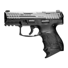 VP9SK, Striker Fired, Semi-automatic, Polyemer Frame Pistol, Sub-Compact, 9MM, 3.39" Barrel, Matte BFinish, Black, 3 Dot Sights, 10 Rounds, 2 Magazines 81000653