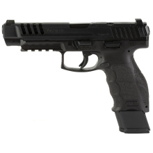 VP9L, Striker Fired, Semi-automatic, Polymer Frame Pistol, Full Size, 9MM, 5" Barrel, Matte Finish, Black, Optics Ready, 3 Dot Sights, Push Button Magazine Release, 20 Rounds, 2 Magazines, (2)-20 Rounds 81000736