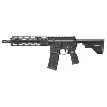 MR556 A4, Semi-automatic, Short Barrel Rifle, 556NATO, 11" Threaded Barrel, 1/2X28 Thread Pitch, Anodized Finish, Black, M-LOK Free Float Handguard, Adjustable Gas Block, Ambidextrous Controls, 30 Rounds, 1 Magazine 81001048
