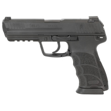 HK45, Semi-automatic, V7 LEM-DAO, Full Size, 45 ACP, 4.46" Barrel, Matte Finish, Black, Manual Safety, Front Night Sight, 10 Rounds, 2 Magazines 81001114