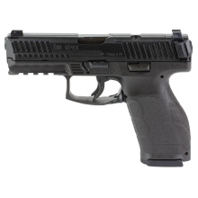 VP9A1 X Crossover, Semi-automatic, Striker Fired, Compact, 9MM, 4.09" Hammer Forged Barrel, Black, Interchangeable Backstraps and Side Panels, Tritium Front Sight, Black Serrated Rear Sights, Optics Ready, Paddle-Style Mag Release, 10 Rounds, 2 Magazines