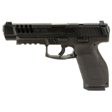 VP9A1 L, Semi-automatic, Striker Fired, Polymer Frame Pistol, Full Size, 9MM, 5" Barrel, Matte Finish, Black, Interchangeable Grips, Tritium Front Sight with Blacked Out Serrated Rear Sight, Trigger Safety, 10 Rounds, 2 Magazines, Includes (6)-Grip Panel