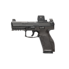 VP9A1, X Crossover, Semi-automatic, Striker Fired, Polymer Frame Pistol, Compact, 9MM, 4.09" Barrel, DLC Finish, Black, Front Tritium Night Sight, (1)-20 Round Magazine and (1)-17 Round Magazine, Includes Vortex Defender Closed Emitter Red Dot Sight 8100