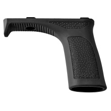 Hybrid Forend Grip, For AR-15/M-16, OverMolded Material, Cobblestone Finish, Black, Fits M-LOK 13130