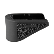 Grip Extension, Magazine Base Pad, Fits Glock 42, .380 ACP 6 Round Magazine, OverMolded Material, Cobblestone Texture, Black 18220