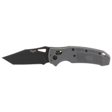 SIG K320 Tactical, Folding Knife, Cerakote Finish, Gray Blade and Frame, Tanto Point, 3.5" Blade Length, CPM-S30V Blade Steel, Plain Edge, ABLE Lock 36362