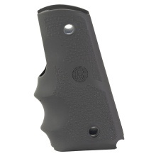 OverMolded, Rubber Grips, Finger Grooves, Cobblestone Texture, Slate Gray, Fits 1911 Officer 43002