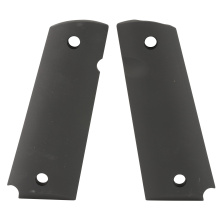 Grip, Fits Colt Government, Aluminum, Matte BlackAnodized Finish 45160