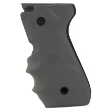OverMolded, Rubber Grip Panels, Finger Grooves, Slate Gray, Fits Beretta 92FS & 96 92002