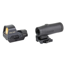 HS510C-GR Open Reflex Circle Green Dot Sight and HM3X Magnifier Combo Pack, Green 2 MOA Dot or 2 MOA Dot with 65 MOA Circle, Quick Release Mount, Hard Case HE510C-GR+M3X