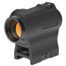 Micro Red Dot, 2MOA Dot, 65MOA Circle, 1X Power, 20MM Objective, Hi and Low Mount In Box, Bottom Battery Tray, Mounting Tool And Lens Cloth, Black Finish HS403R DISCONTINUED