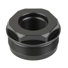 Direct Thread Adapter, 5/8X24 Threads, Fits HUXWRX RAD 9/RAD 45, Matte Finish, Black 1985
