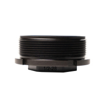 HUB Direct Thread Adapter, 1/2X28 Threads, Matte finish, Black, Compatible with HUB Pattern Suppressors 2311