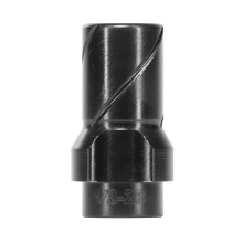3-Lug Muzzle Device, 9MM, 1/2X28 Threads, Matte Finish, Black 2346