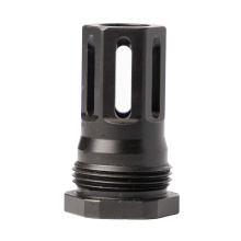 Stiction Lock Comp, Flash Hider, 9MM, 1/2X28 Thread Pitch, Matte Finish, Black, Fits HUB Mini Stiction Adapter 2550