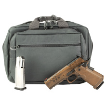 2K11 PRO Minotaur, Semi-automatic, 1911, Full Size Pistol, 9MM, 4.25" Bull Barrel, Cerakote Finish, Distressed Sandstone, Black DLC Barrel, Aluminum Grips, Fixed Rear Sight, Fiber Optic Front Sight, Optics Ready, RMR Footprint, Ambidextrous Thumb Safety,