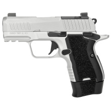 CDS9, Semi-automatic, Metal Frame Pistol, Sub-Compact, 9MM, 3.18" Barrel, Nylon Grip Panels, Optic Ready, Kimpro Finish, Silver, White Dot Front Sight, 2 Magazines, (1)-13 Round and (1)-15 Round 3600007