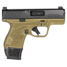 R7 Mako, Semi-automatic, Striker Fired, Polymer Frame Pistol, Compact, 9MM, 3.37" Barrel, Matte Finish, Flat Dark Earth Frame/Black Slide, Optics Ready, Night Sights, 5 Magazines, (1)-11 Round, (1)-13 Round and (3)-15 Round, Includes MFT Holster and Rang