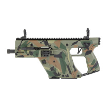 Vector SDP Gen III, Semi-automatic Pistol, 45ACP, 5.5" Threaded Barrel, .578X28 Thread Pitch, Cerakote Finish, Ironwood Delta Camo, Low-Profile Flip-Up Sights, 10 Rounds, 1 Magazine KV45-3PRD01