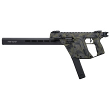 VECTOR CRB Gen III, Semi-automatic Rifle, 9MM, 16" Threaded Barrel, 1/2X28 Thread Pitch, Cerakote Finish, Woodland Delta, Low-Profile Flip-Up Sights, 3-Position Adjustable Folding Stock, 40 Rounds, 1 Magazine KV90-3CWD00