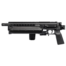 KP50, Semi-automatic Pistol, 5.7X28MM, 9.5" Threaded Barrel, Picatinny Rail Rear Adapter, Ambidextrous Safety, Pistol Brace, Jungle Clip, 50 Rounds, 2 Magazines, Ambidextrous KP50BLKB