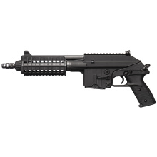 PLR-16, 223 Rem/556NATO, 9.2" Barrel, Blue Slide,Black Polymer Frame, Muzzle Break, Compact Forend, Sling, Deflector Handle, Adjustable Sights, 10Rd, 1 Magazine PLR-16R