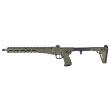 Sub 2000 Multi Mag, Semi-automatic Rifle, 16.1" Threaded Barrel, Matte Finish, Green, 1 Magazine, 15 Rounds SUB2K9MULTIGRN