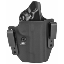 Defender Series, OWB/IWB Holster, Fits 1911 4", Kydex, Right Hand, Black Finish 6001