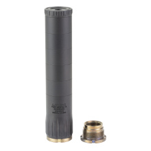 M-SPEC22S, Suppressor, Direct Thread, 22LR/17HMR/22WMR and 5.7x28mm, Black, Includes Plan B Thread Adapter 01-SUP-MSPEC22S