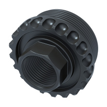 Adaptable Core, Direct Thread HUB Adapter, 5/8X24 Thread Pitch, QPD Finish, Black HUB-ADC-DT-762