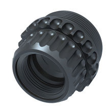 Adaptable Core, Titanium Plan B HUB Adapter, 1.375X24 Thread Pitch, QPQ Finish, Black HUB-ADC-PB-1375-TI