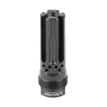 Lamprey, Plan B Hub Mount Flash Hider/Compensator, 556NATO, Threaded 1/2X28, QPQ Finish, Black, Full Size LAM-556Fc-PBL