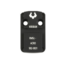 RMSc Adaptor Plate, Fits RFX Green Dot, Black 982-0031