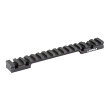 BackCountry, 1 Piece Cross Slot Base, Fits Browning X-Bolt Long Action, Black 188018