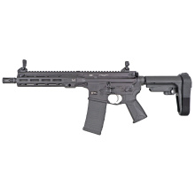 IC MKIII Pistol, Semi-automatic, AR, 5.56NATO, 10.5" Barrel, Threaded 1/2X28, Anodized Finish, Black, SBA3 Pistol Brace, 30 Rounds, 1 Magazine ICMKIIP5B10SBA3