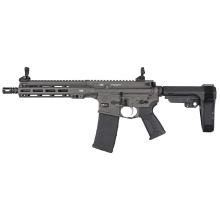 IC MKII Pistol, Semi-automatic, AR, 556NATO, 10.5"Barrel, Threaded 1/2X28, Anodized Finish, Tungsten Gray, SBA3 Pistol Brace, 30 Rounds, 1 Magazine ICMKIIP5TG10SBA3