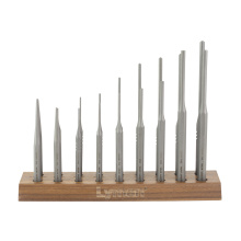 Hex Punch Set, Steel Construction, Walnut Stand 7031277
