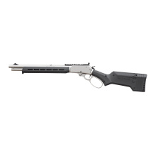 1895, Trapper, Lever Action Rifle, .45-70 Government, 16.17" Cold Hammer Forged Barrel, Threaded 11/16X24, Stainless Finish, Silver, Black Magpul ELG Stock and M-LOK Forend, Skinner Blade Front Sight, Skinner Adjustable Rear Sight, 5 Rounds 70912