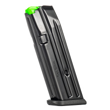Pistol Magazine, 9MM, 15 Rounds, Fits GLOCK 17, Anti-Friction Coating, Black MGG171500A