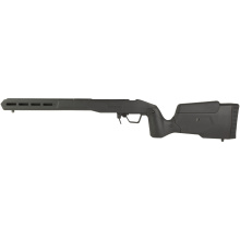 Field Stock, Rifle Chassis, 6061 Aluminum Core, Overmolded Polymer Body, AICS Magazine Compatible, Black, Fits Savage Short Action 105828-BLK