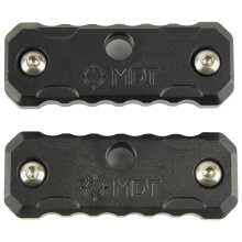 Exterior Forend Weights, .35lbs Each/.70lbs Total, Nitride Finish, Black, Case Hardened 1018 Steel, Fits M-lok, Includes (2) Individual Weights 107320-BLK