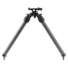Mountain Bipod, Carbon Fiber Legs, Aluminum & Titanium Construction, Fits Arca Rail, Black 114796-BLK