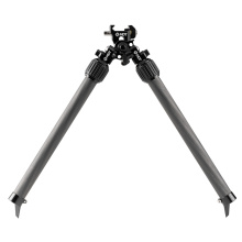 Mountain Bipod, Carbon Fiber Legs, Aluminum & Titanium Construction, Fits Picatinny, Black 114797-BLK