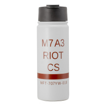 Mission First Tactical, M7A3 CS Drinkware, Flip Top Tumbler, 16 oz, White DM18CS-16