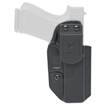 Ultra Low-Ride, Inside Waistband Holster, Ambidextrous, Fits Glock 19/19X/45/44 Gen 1-6, Kydex Construction, Black, Includes 1.5" Belt Clip H11-GL1-UIWB