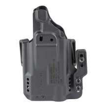 Pro Holster, Inside Waistband Holster, Fits 2011 4.25" with TLR7, Kydex, Black, Ambidextrous, Includes (2) Tuckable 1" Belt Clips and (1) 1" Belt Clip H5-211-4-WL-7