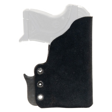 Pocket Holster, Ambidextrous, Fits Ruger LCP II, Kydex Construction, Suede Exterior, Black HPK-RU2-U